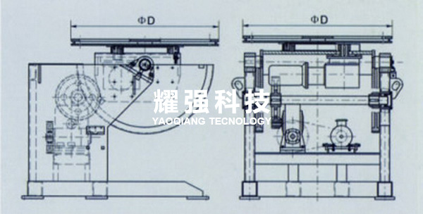 變位機(jī)示意圖